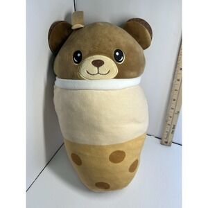 Toy Box Plush 15" Boba Tea Character Bear Brand New